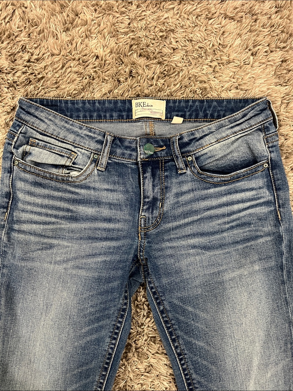 BKE Women's Light Blue Flare Jeans.  Stella.   Bootcut - Picture 3 of 6